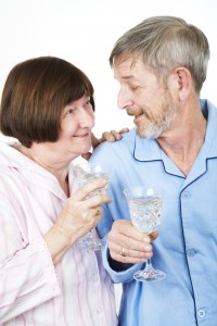 Senior couple pas stressé